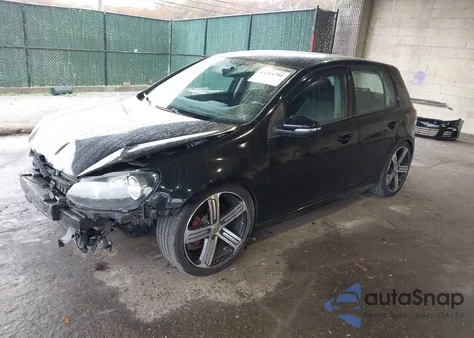 2010 Volkswagen Golf 4-Door z USA, uszkodzony, nr VIN WVWDB7AJ1AW289190